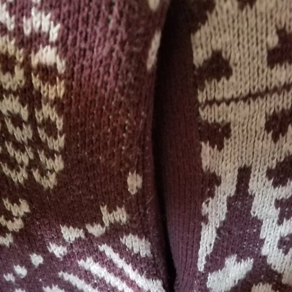 ECOTE WOMEN'S SMALL CARDIGAN SWEATER LONG SLEEVES, OPEN, THIGH LENGTH & POCKETS. - Picture 5 of 5